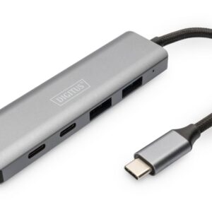 Cable Digitus  USB-C 4 Port HUB 2x USB-A + 2x USB-C Gen2 DA-70245 