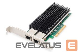 Adapteris Digitus  10Gbps Dual Port Ethernet Server adapter PCIe X8, Intel X540 BT2 DN-10163 