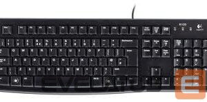Computer keyboard Logitech  K120 Standard, Wired, EN/LT, 1.5 m, USB Port, Black, Lithuanian, 55 g 