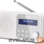 Interaktīvs risinājums Sharp  DR-P420(WH) Tokyo Portable Digital Radio, FM/DAB/DAB+, Bluetooth 5.0, USB or Battery Powered, Snowy White 