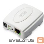Kitas kompiuterio priedas Digitus  USB Print Server, 1-Port 1x RJ45, 1x USB A, USB 2.0 DN-13003-2 White 