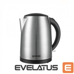 Teapot GORENJE  K17FEII Standard, Stainless steel, Stainless Steel, 2200 W, 360° rotational base, 1.7 L 