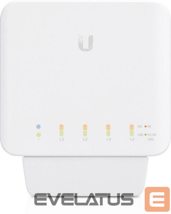 Server - Other Accessories UBIQUITI USW-Flex Indoor/outdoor 5Port Poe Gigabit Switch with 802.3bt Input Power Support