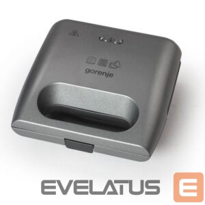 Röster GORENJE  Sandwich maker SM703GCG 700 W, Number of plates 3, Number of pastry 2, Grey 