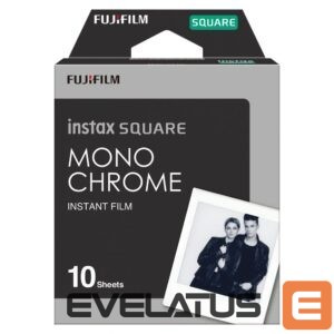 Kaameratarvik FUJIFILM  Instax Square Monochrome (10pl) Instant Film 86 x 72 mm 