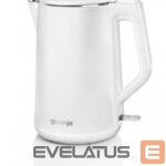 Tējkanna GORENJE  Kettle K15DWW Electric, 2200 W, 1.5 L, Plastic + metal, 360° rotational base, White 