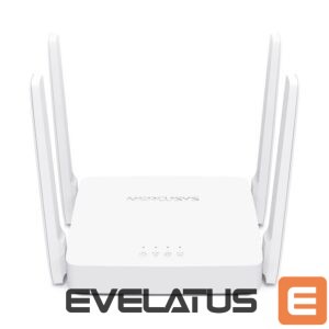 Ruuterid MERCUSYS  Dual-Band Router AC10 802.11ac, 300+867 Mbit/s, 10/100 Mbit/s, Ethernet LAN (RJ-45) ports 2, Antenna type 4xFixed, White 