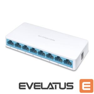 Server - Other Accessories MERCUSYS  Switch MS108 Unmanaged, Desktop, 10/100 Mbps (RJ-45) ports quantity 8, Power supply type External 
