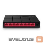 Server – muud tarvikud MERCUSYS  Switch MS108G Unmanaged, Desktop, Power supply type External, Ethernet LAN (RJ-45) ports 8 