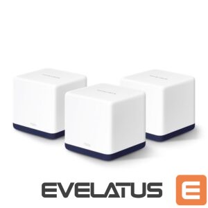 Rūteris MERCUSYS  AC1900 Whole Home Mesh Wi-Fi System Halo H50G (3-Pack) 802.11ac, 1300+600 Mbit/s, Ethernet LAN (RJ-45) ports 3, Mesh Support Yes, MU-MiMO Yes, White 