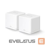 Maršrutizatoriai MERCUSYS  AC1300 Whole Home Mesh Wi-Fi System Halo H30G (2-Pack) 802.11ac, 400+867 Mbit/s, Ethernet LAN (RJ-45) ports 2, Mesh Support Yes, MU-MiMO Yes, White 