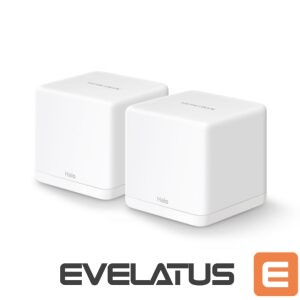 Rūteris MERCUSYS  AC1300 Whole Home Mesh Wi-Fi System Halo H30G (2-Pack) 802.11ac, 400+867 Mbit/s, Ethernet LAN (RJ-45) ports 2, Mesh Support Yes, MU-MiMO Yes, White 