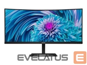 Monitors Philips  UltraWide LCD Monitor  346E2CUAE 34  ", VA, WQHD, 3440 x 1440, 21:9, 4 ms, 300 cd/m², Black 