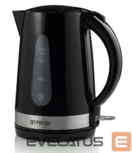 Virdulys GORENJE  Kettle K17BK Standard,  Plastic/ metal, Black, 2200 W, 360° rotational base, 1.7 L 