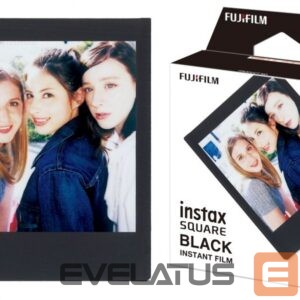 Camera accessory FUJIFILM  Instax Square Instant Film Black Quantity 10, Glossy 