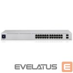 Server – muud tarvikud UBIQUITI  Šakotuvas  Networks  USW-Pro-24-POE 24-port + 2xSFP+ 10 Gigabit Switch 16x PoE+ 8x POE++ 