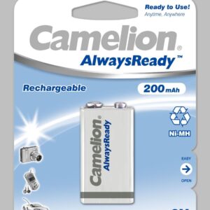 Cita datorprece Camelion  9V/6HR61, 200 mAh, AlwaysReady Rechargeable Batteries Ni-MH, 1 pc(s) 
