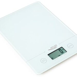 Kitchen scales Adler  AD 3138 w Maximum weight (capacity) 5 kg, White 