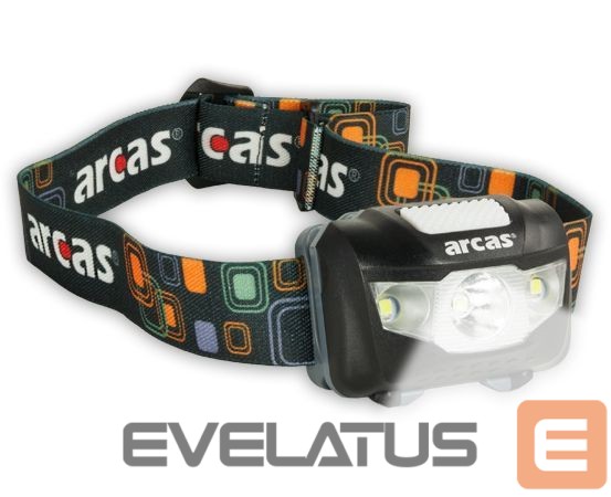 Camera accessory Arcas Headlight ARC5 1 LED+2 Flood light LEDs, 5 W, 160 lm, 4+3 light functions