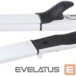 Hair straightener Adler  Hair Straightener  Warranty 24 month(s), Ceramic heating system, 50 W, White 