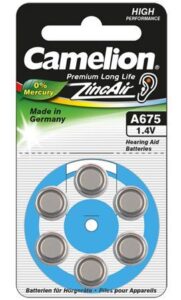 Cita datorprece Camelion  A675/DA675/ZL675, Zinc air cells, 6 pc(s) 