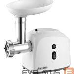 Meat grinder Mesko  MS 4805 Meat mincer, Power 600W, Bowl, Middle size sieve, Mince sieve, Poppy sieve, Plunger, Sausage filler   MS 4805  White, Middle size sieve, mince sieve, poppy sieve, plunger, sausage filler, kibbe attachment 