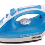 Утюг Mesko  Iron  MS 5023 Blue/White, 2200 W, With cord, Anti-scale system, Vertical steam function 