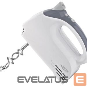 Mixers and blenders Adler  Mixer AD 4201 g Hand Mixer, 300 W, Number of speeds 5, Turbo mode, White 