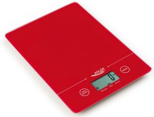 Kitchen scales Adler  Kitchen scales AD 3138 Maximum weight (capacity) 5 kg, Graduation 1 g, Red 