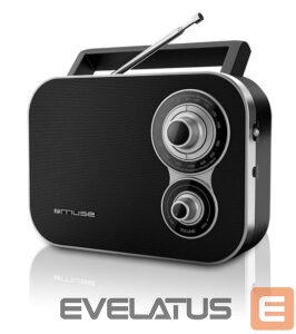 Interactive solution Muse  M-051R Black, 2-band portable radio, 