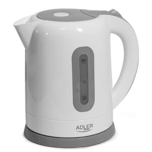 Virdulys Adler  Kettles AD 1234 Standard kettle, Plastic, White, 2200 W, 1.7 L, 360° rotational base 