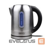 Virdulys Camry  Kettle CR 1253 With electronic control, 2200 W, 1.7 L, Stainless steel, Stainless steel, 360° rotational base 