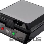 Tosters Adler  Waffle maker AD 3036 1500 W, Number of pastry 4, Belgium, Black 