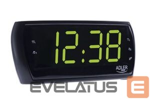Interactive solution Adler  Alarmclock Radio 	AD 1121 Black, Alarm function 