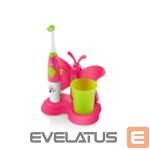 Hambahari ETA  Toothbrush with water cup and holder Sonetic  129490070 Battery operated, For kids, Number of brush heads included 2, Pink 