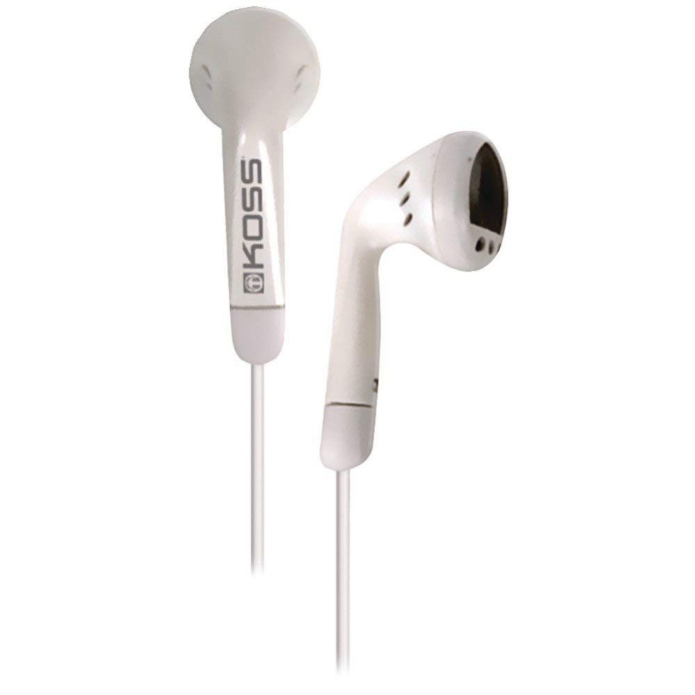 Bezvadu austiņas Koss Headphones KE5w Wired, In-ear, 3.5 mm, White