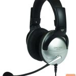 Juhtmevabad kõrvaklapid Koss  Headphones SB45 Wired, On-Ear, Microphone, 3.5 mm, Noise canceling, Silver/Black 