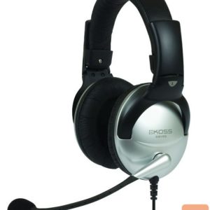 Wireless headphones Koss  Headphones SB45 Wired, On-Ear, Microphone, 3.5 mm, Noise canceling, Silver/Black 