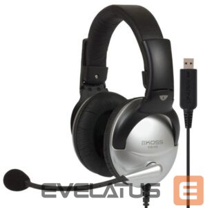 Bezvadu austiņas Koss  Gaming headphones SB45 USB Wired, On-Ear, Microphone, USB Type-A, Noise canceling, Silver/Black 
