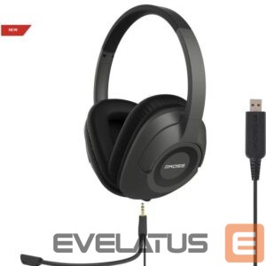 Bezvadu austiņas Koss  Headphones SB42 USB Wired, On-Ear, Microphone, USB Type-A, Black/Grey 