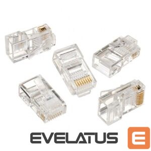 Üleminek Cablexpert  Modular plug 8P8C for solid LAN cable CAT5, UTP, 10 pcs. per bag 