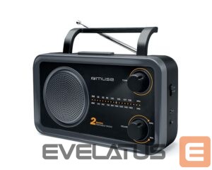 Interaktīvs risinājums Muse  2-bands portable radio M-06DS Grey, AUX in 
