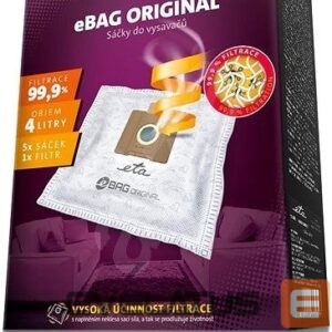 Tolmuimeja tarvik ETA  Vacuum cleaner bags Original 960068000 Accessory Set, 5 + microfilter 155x145 mm pc(s), Suitable for all , Gallet bagged vacuum cleaners and others (the list attached) 