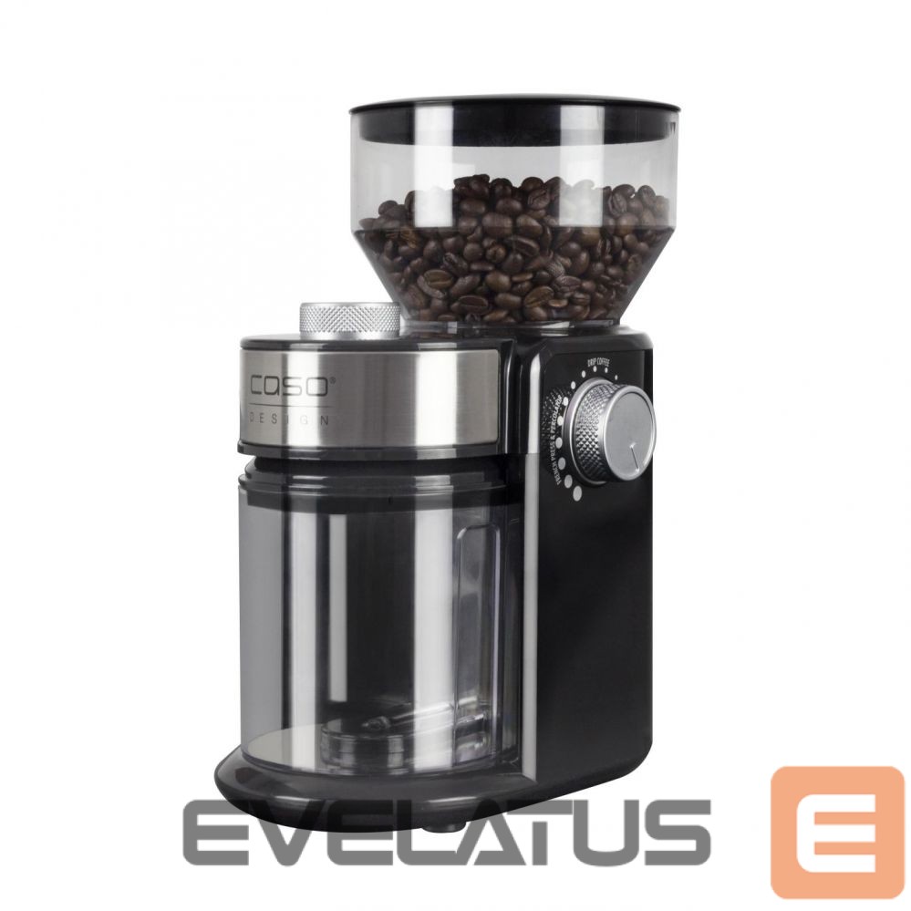 Kohvikeetja Caso Coffee grinder Barista Crema Black, 150 W, 240 g, Number of cups 12 pc(s)