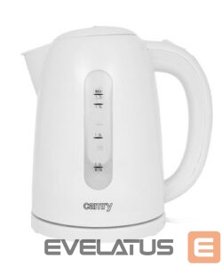 Veekeetja Camry  Kettle CR 1254 Standard, Plastic, White, 2200 W, 360° rotational base, 1.7 L 