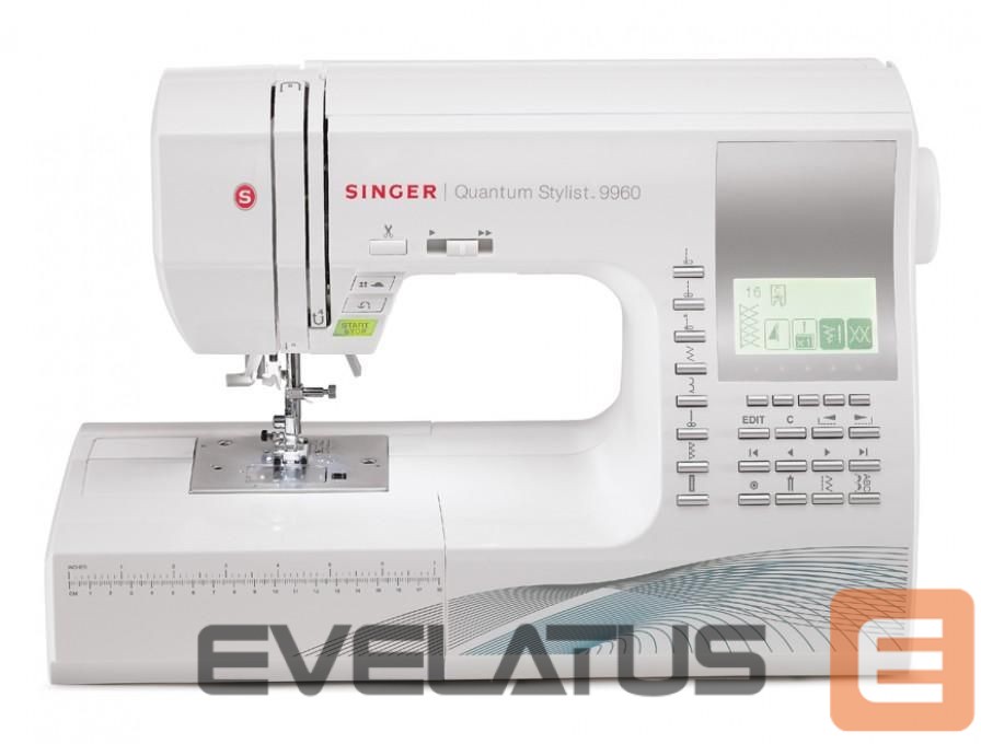 Muud väikesed kodumasinad Singer Sewing Machine Quantum Stylist 9960 Number of stitches 600, Number of buttonholes 13, White
