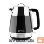 Tējkanna ETA  Storio Kettle 918690020 Standard, 2150 W, 1.7 L, Stainless steel, 360° rotational base, Black 