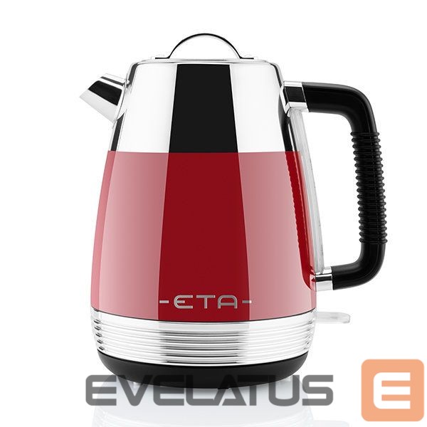 Veekeetja ETA Storio Kettle 918690030 Standard, 2150 W, 1.7 L, Stainless steel, 360° rotational base, Red