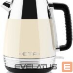 Veekeetja ETA  Storio Kettle 918690040 Standard, 2150 W, 1.7 L, Stainless steel, 360° rotational base, Beige 