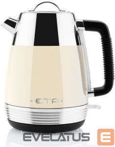 Tējkanna ETA  Storio Kettle 918690040 Standard, 2150 W, 1.7 L, Stainless steel, 360° rotational base, Beige 